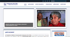 Desktop Screenshot of fundacioncampeonesdelavida.org