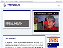 Tablet Screenshot of fundacioncampeonesdelavida.org